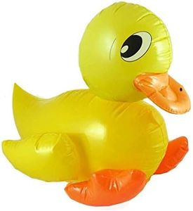 Henbrandt 2 X NEW LARGE 42cm INFLATABLE YELLOW DUCK