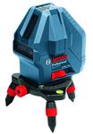 Bosch Professional GLL 3-15X Line Laser, IP54 15m Self Levelling (Accuracy: ± 0.2 mm/m, Blue)