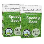 Pronto Seed Grass Seed - 2.8KG Premium Quality 168 m2 Coverage for Overseeding - Fast Growing and Hard Wearing Grass Seeds - Tailored to UK Climate - Defra Approved