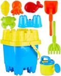 PREXTEX 10 Piece Beach Toys Sand To