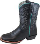 Smoky Mountain Boots Women SHELBY Western Boots, Black, 7 Wide