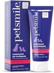 Petsmile Professional Pet Toothpaste for Cats & Dogs - Only VOHC Accepted Toothpaste - Clinically Proven to Control Plaque & Tartar Calprox Formula (Rotisserie Chicken, 71 g, 2.5 Oz)