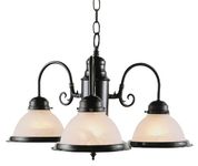 Trans Globe Lighting 1098 BN 3-Light Chandelier