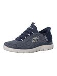 Skechers Men's Summits Key Pace Slip-in Trainers, Navy Mesh, 9 UK