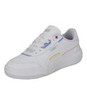 Puma Womens Tori Pixie White-Pale Lemon-Prism Pink-Lavendar Pop Sneaker - 4 UK (38761101)