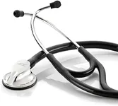 ADC Adscope 600 Platinum Series Cardiology Stethoscope with Tunable AFD Technology, Black