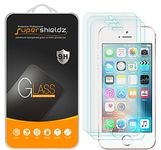 MAXFEND [3 PACK] For Apple iPhone 5 / iPhone 5S / iPhone SE [Tempered Glass] Screen Protector [Anti-Scratch] [Anti-Fingerprint] [Bubble Free] with Lifetime Replacement Warranty