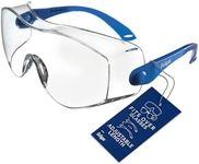 Dräger Safety Over Glasses X-pect 8120 Anti-Scratch Safety Glasses Eye Protection Safety Goggles for DIY Users, Professional use for Carpenters, Laboratory, Chemicals, Garden glasses, Cycling glasses