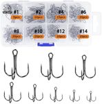 UCEC Fishing Hooks Treble Hooks Kit