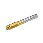 uxcell Spiral Point Plug Threading Tap M14 x 1.5 Thread, Ground Threads H2 3 Flutes, High Speed Steel HSS 6542, Titanium Coated, Metric Screw Taps Tapping Bit for Thread Repair