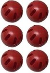 Wiffle - Wiffle Ball Pack of 6 Exclusive Red Wiffle Ball Color - includes 6 wiffle balls !