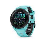 Garmin Forerunner 265 Music GPS Running Smartwatch,Amoled Touchscreen, Battery Upto 13 Days, HRV Status & Advanced Sleep Monitoring, SPO2,Morning Report, Track Running, Cross Training with Aqua Band