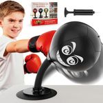 Desktop Punching Bag with Suction Cup - Stress Relief Toy for Office Desk, Heavy Duty Boxing Ball for Adults and Kids, Fun Gift for Coworkers & Friends