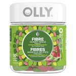 OLLY Fiber Gummy Rings, 5g Prebiotic Fibre, FOS (Fructo-oligosaccharides), Digestive Support, Berry Melon 50ct