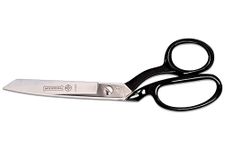 Mundial 270-8KE Bent Trimmers, 8 Inch, Nickel-Plated Blades, Knife Edge, Industrial Strength, Ergonomic Black Handles