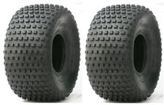 ATV Tire, 25X12-9, 4Ply, Knobby -2 TIRES, Ships same day from Canada, OEM replacement tire for Brands like Honda, Yamaha, Polaris, Kawasaki, Suzuki, Arctic Cat, Can-Am, CF Moto, KTM and more.