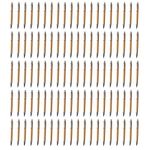 Shiphose 100 Pcs/Lot Bamboo Ballpoint Pen Stylus Contact Pen Office & School Supplies & Writing Supplies Gifts- Ink