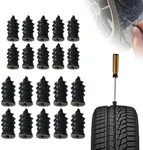 Vacuum Tire Mending Nail, 2025 New Tire Repair Rubber Nail Kit with 2 Sizes, Flat Tire Patch Nails Screws Fast Repair Tool for Car Motorcycle Jeep Vacuum Tires (10small+10large)