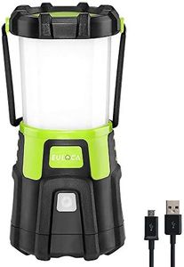 EULOCA LED Camping Lantern Rechargeable, Super Bright 1200lm Dimmable 4 Lighting Modes Portable Tent Light ,Perfect Lantern Flashlight for Hiking,Fishing, Power Cuts,Emergency and More with USB Cable