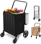 HABUTWAY Folding Shopping Cart with