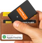 easyTag Wallet Tracker Card (Apple Only) - Slim Rechargeable Wallet Finder & Luggage Tracker Device, Smart Tag Tracking Card Compatible With Apple Find My App