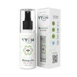 Vyom India Mosquito Repellent Room Spray | 100% Natural, Plant Based & Purely Organic | Child Safe and Deet Free (100ML)