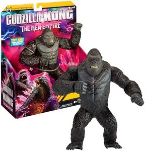 Giochi Preziosi Godzilla Per Kong Il Nuovo Impero - Kong Deluxe Da 18 Cm Articolato, Altamente Dettagliato, Con Espressioni Facciali E Funzioni Sonore, Per Bambini A Partire Dai 4 Anni