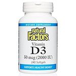 Natural Factors - Vitamin D3 2000 I