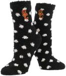 TCK NCAA College Fuzzy Socks For Women & Men, Warm and Cozy Socks Womens Licensed Sock (USC Trojans, Medium)