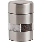 Olde Thompson 4" Stainless Steel Pepper Mill and Salt Mill 2-in-1 Combo - 5080-00