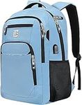 Volher Laptop Backpack, Pale Blue, 