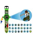 Ssr Ben 10-24 Images Projector Watch Digital Wrist Watch For Boys And Girls Gift X-Mas Gift, Digital