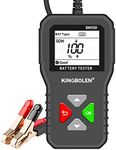 KINGBOLEN BM550 6V 12V 24V Car Battery Tester, 100-2000 CCA Voltage Tester 2Ah-220Ah Internal Resistance Tester Accurate Digital Auto Battery Analyzer for Cars Trucks SUV ATV Boats Motorcycles Vehicle