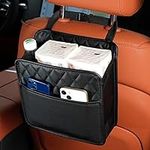FrgKbTm Car Seat Back Hanging Bag Car Document Holder Multi-Pocket Bottle Bag Storage Box Organizer Travel Tidy Pouch Pocket Kids