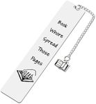 Funny Book Reader Gifts Women Gag Humorous Bookmarks Fun Reading Gifts for Book Lovers Teen Girls Adult Humor Birthday Gifts Book Club Gift Ideas Reading Accessories Gifts Christmas Bookmark Present