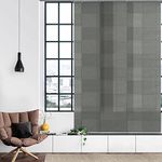 GoDear Design Adjustable Sliding Panel Track Blinds, Fits Windows, Patio Doors, Sliding Glass Doors, Closet Doors, Adjustable Track Width 45.8"- 86", Trimmable Panel Height Up to 96", Glamour