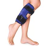 NEWGO Leg Ice Wrap, Large Shin Splint Ice Packs for Injuries, Calf and Shin Gel Ice Packs Cold Compression Sleeve for Swelling, Bruises and Sprains, Shin Splints Leg Pain Relief Support