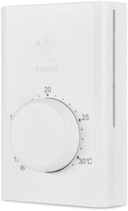 Stelpro SWT1CC Line Voltage Thermostat, Mechanical 240 Volts, Compatible with Most Heating Products (Electric Baseboards, Wall Fan Heaters or Commercial Fan-Forced Heaters), White