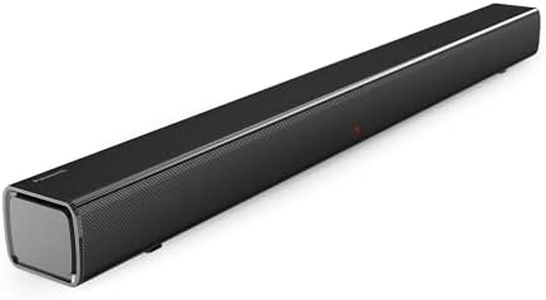 Panasonic SC-HTB100 Slim Soundbar for Dynamic Sound with Bluetooth, USB, HDMI and AUX- in Connectivity , Black