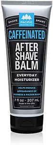 Pacific Shaving Company Caffeinated Aftershave, Men's Grooming Product - Antioxidant Daily Face Lotion + After Shave - Soothing Aloe & Spearmint Post Shave Balm for Sensitive Skin (7 Oz)