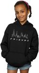 Friends Girls Skyline Logo Hoodie Black 12-13 years