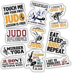 (10pcs) Judo Stickers Funny Judo De