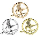 3 Pcs MockingBirds Brooch Set Personality Symbol Animal Birds Film Television Props for Women and Men, Zinc, alloy