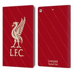 Head Case Designs Officially Licensed Liverpool Football Club Home 2021/22 Leather Book Wallet Case Cover Compatible With Apple iPad 10.2 2019/2020/2021