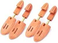 Cedar Space Wooden Shoe Stretcher Tree, 6.5-14 Sizes Cedar Wood Shoe Trees,2/4PC Shoe Stretcher for Men, Sneakers,Boots, Burlywood, Medium (Fits Shoe Sizes 9-10)