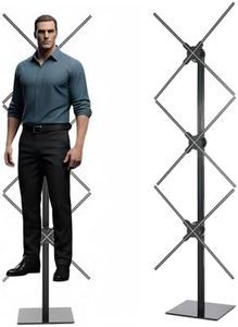 Missyou 152cm 3D Hologram Fan Display and Stand, 3 x 56cm Fans with Bluetooth, App & Remote Control, Holographic Fan LED, Customizable Video Content for Exhibitions, Trade Shows, and Advertising
