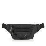 Gabol Twist Eco Fanny Pack, Black/White, MEDIUM