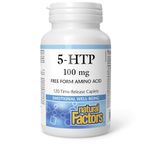 NATURAL FACTORS 5 HTP Time Release (100 mg - 120 caplets)