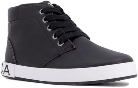Nautica Kids Youth Boys Lace Up Dress Chukka Boot Little Big Kids-Palar-Black White-13
