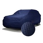 ASCOT, CAR COVER for Volkswagen Taigun Car Body Cover 2021-2024 Model 3 Layers Custom-Fit All Weather Heat Resistant UV Proof for Indoor & Outdoor Use (Taigun Topline - 1.0L TSI MT, Tiebond Blue)